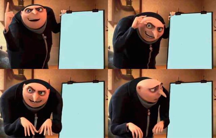Gru's Plan meme about Smalls